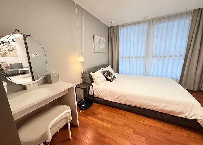 Km House 78 2Br, 2 Queen Beds Family Suite 강남 서초 Apartment Seoul