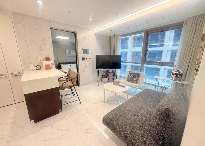 Km House 78 2Br, 2 Queen Beds Family Suite 강남 서초 Apartamento *